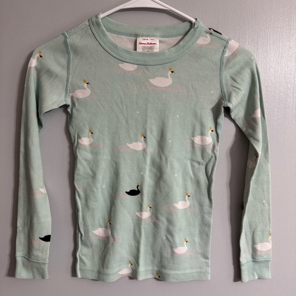 Hanna Andersson Mint Green Long Sleeve Tee Size 8 - Picture 5 of 5